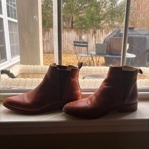 Nisolo Leather Chelsea Ankle Boots Brandy | 8